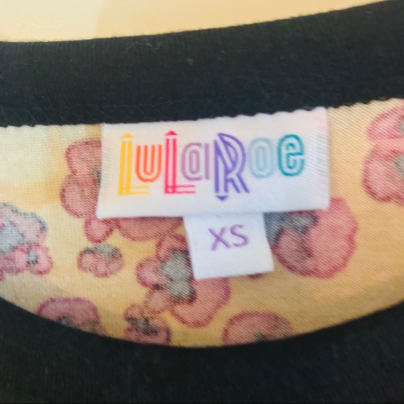 LulaRoe Randy Shirt, Floral Blossom Print - Picture 4 of 5